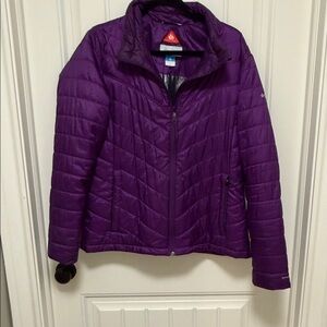 Columbia Omni-Heat Women’s  Purple Quilted Jacket
